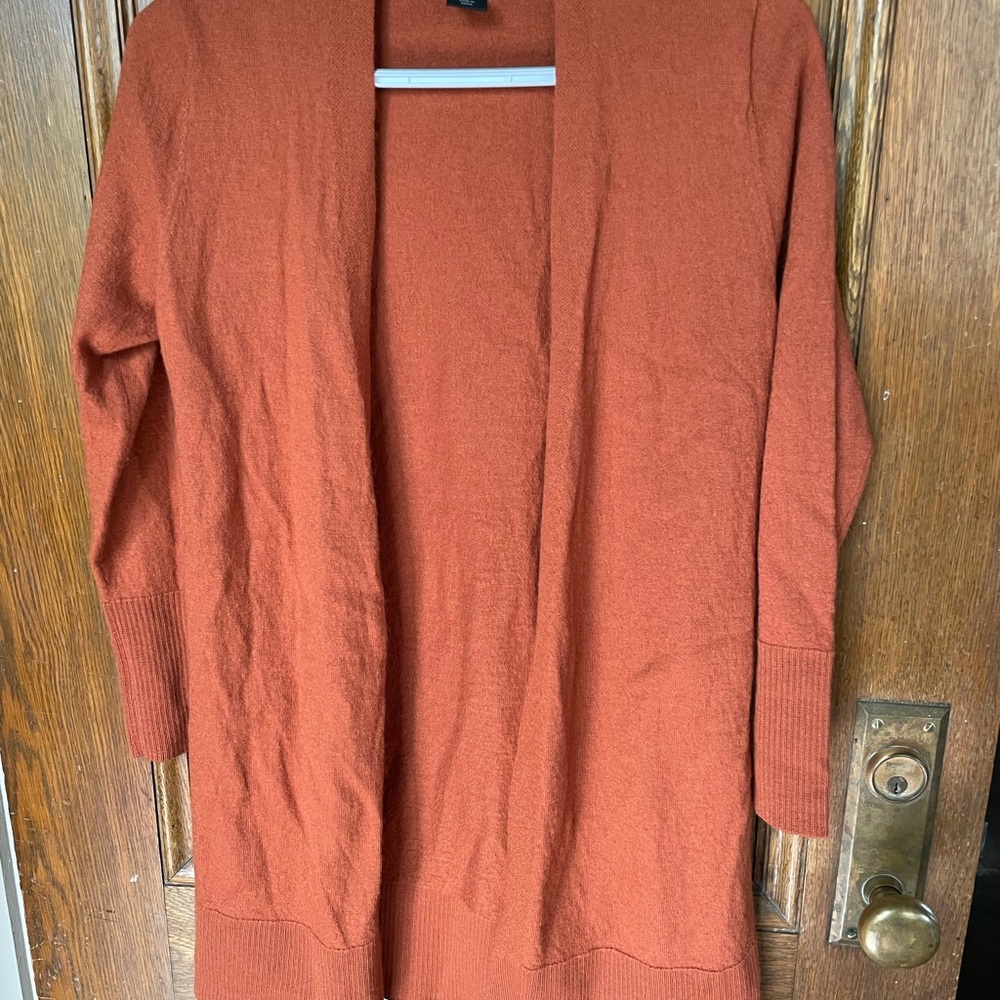 Burnt Orange Cardigan